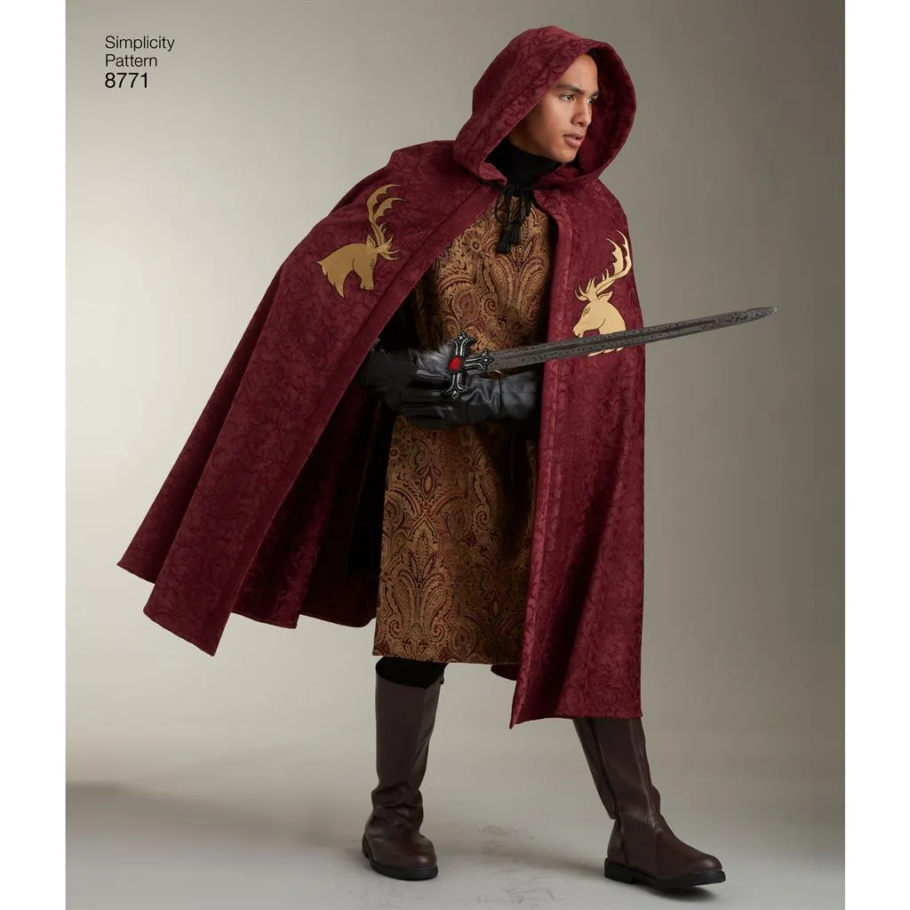 Simplicity Pattern 8771 Unisex Capes