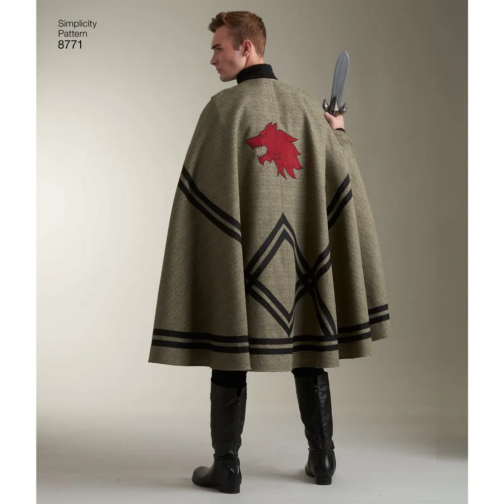 Simplicity Pattern 8771 Unisex Capes