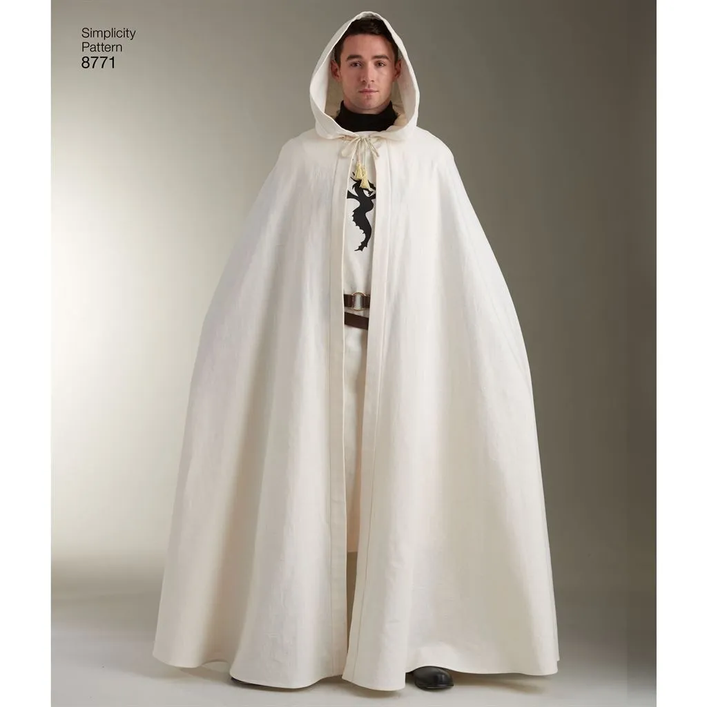 Simplicity Pattern 8771 Unisex Capes