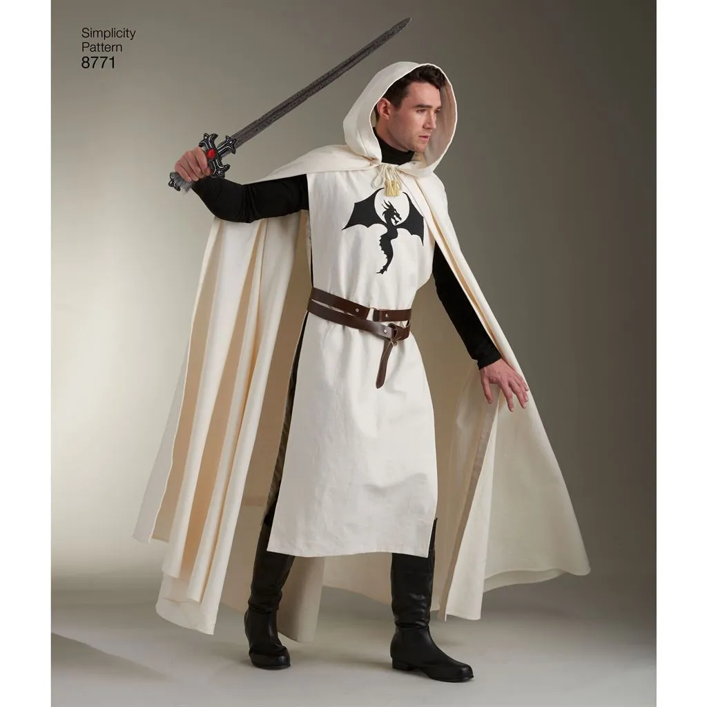 Simplicity Pattern 8771 Unisex Capes