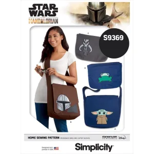 Simplicity Sewing Pattern S9369 Messenger Bags and Laptop Sleeves