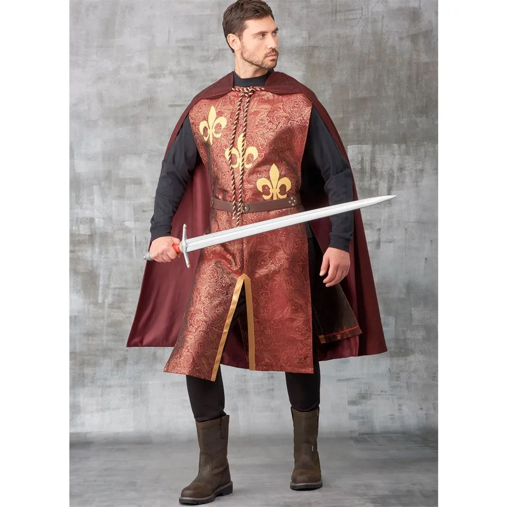Simplicity Sewing Pattern S9775 Unisex Tabards, Capes and Heraldic Shields