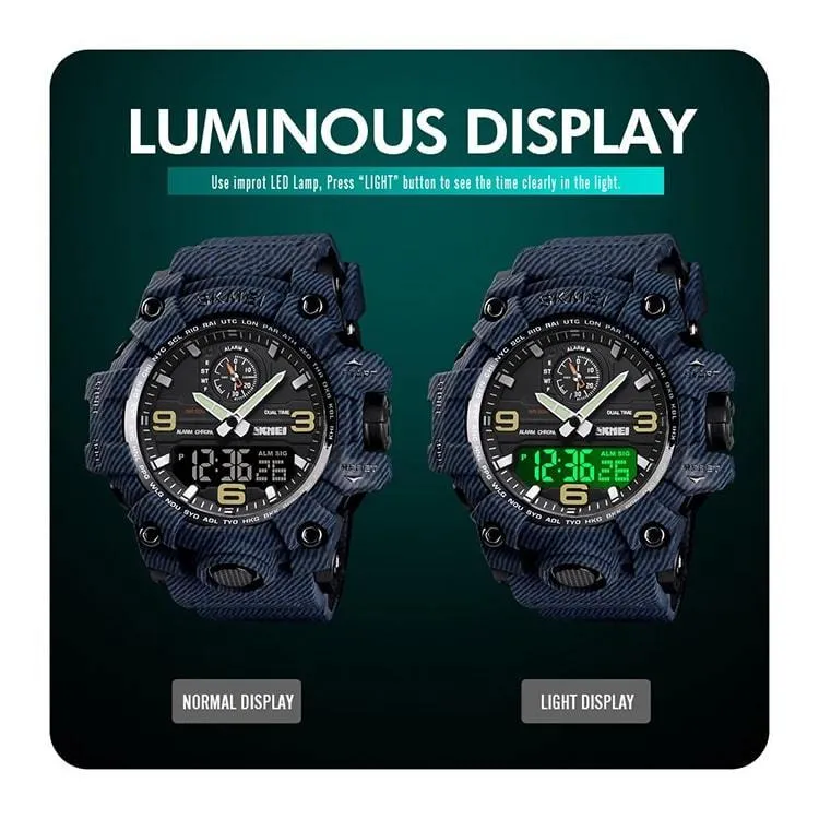 Skmei 1586 Original Analog Digital Watch For Men