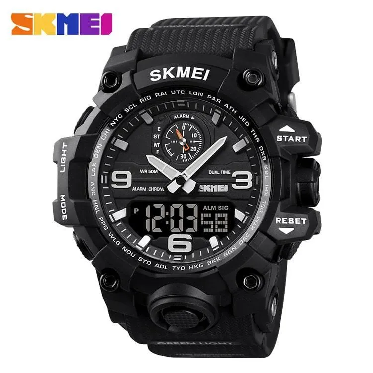 Skmei 1586 Original Analog Digital Watch For Men