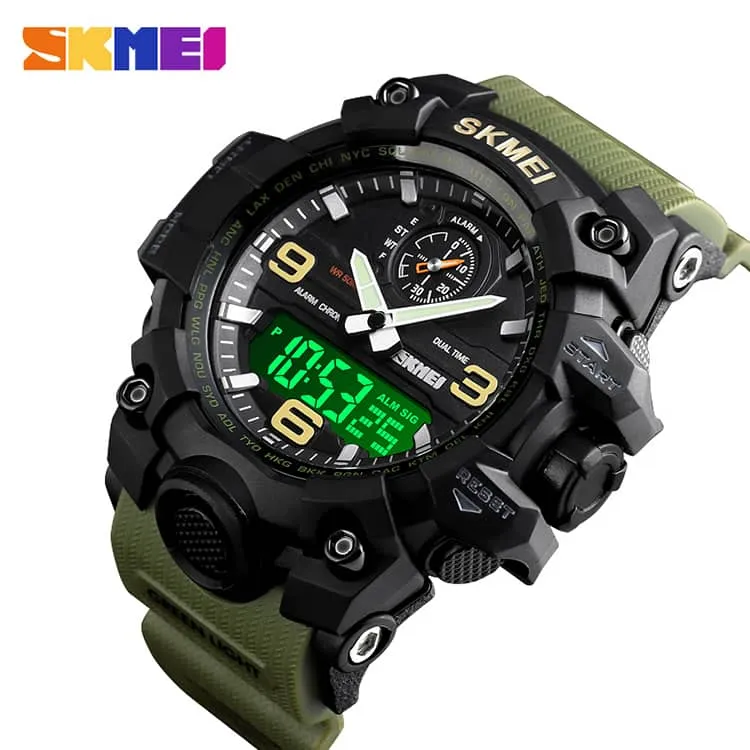 Skmei 1586 Original Analog Digital Watch For Men
