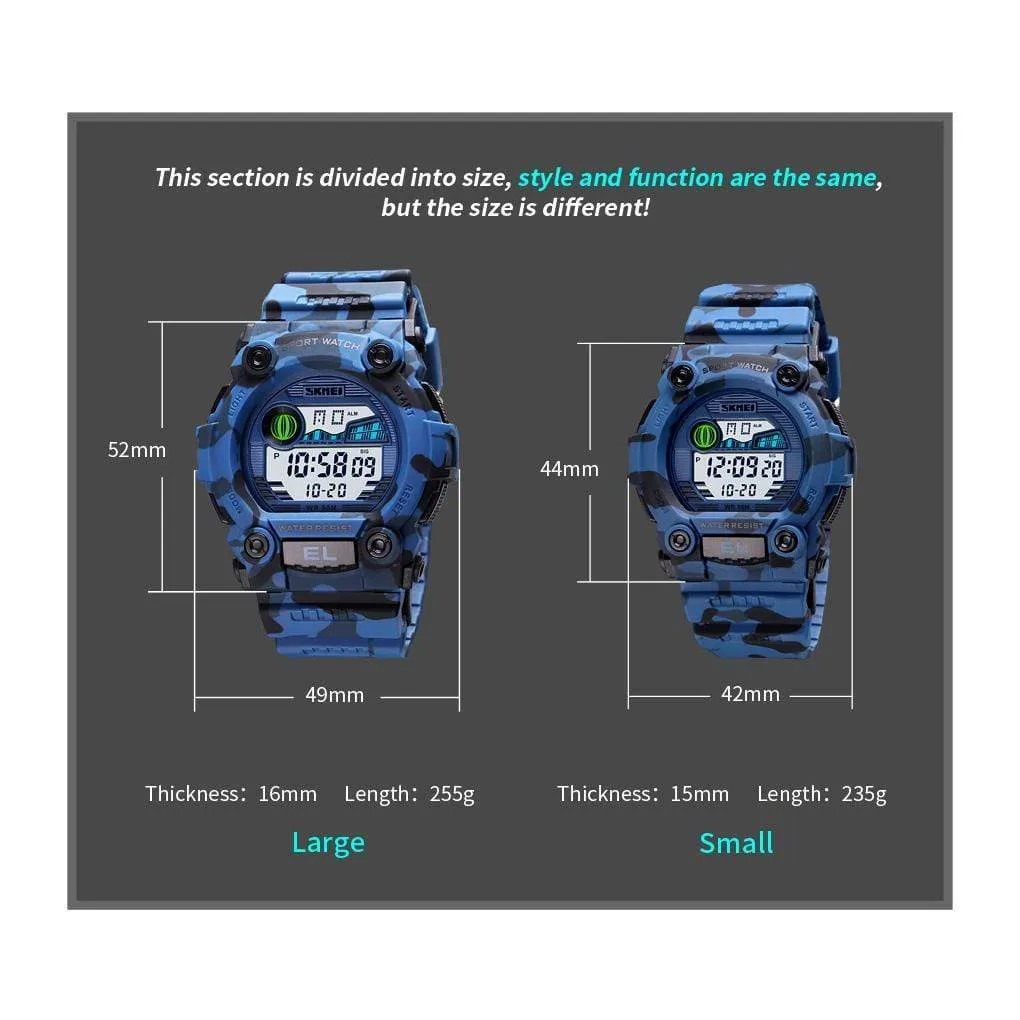 Skmei 1633 Original Digital Waterproof Sports watch For Men