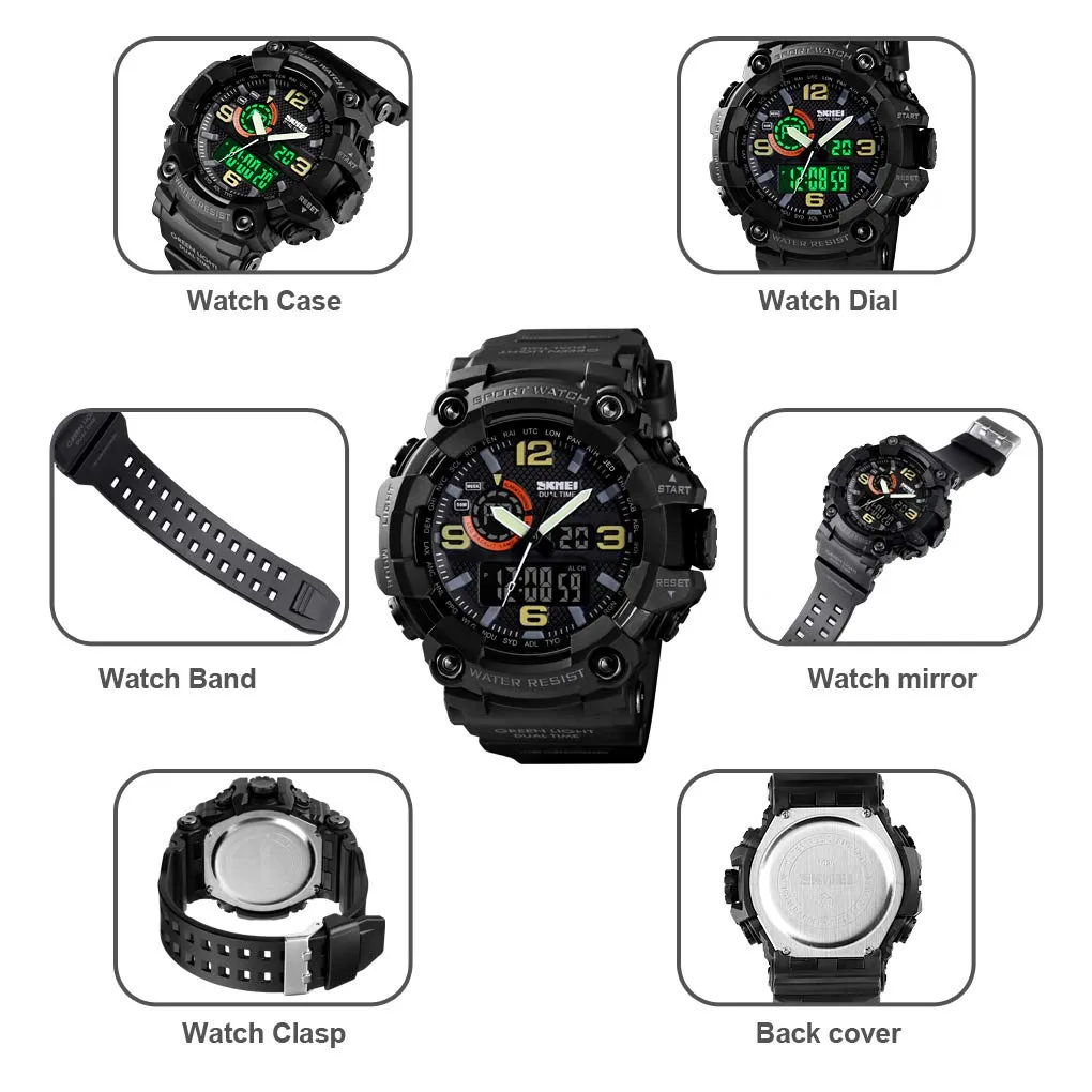 SKMEI ROCK SERIES-BLK