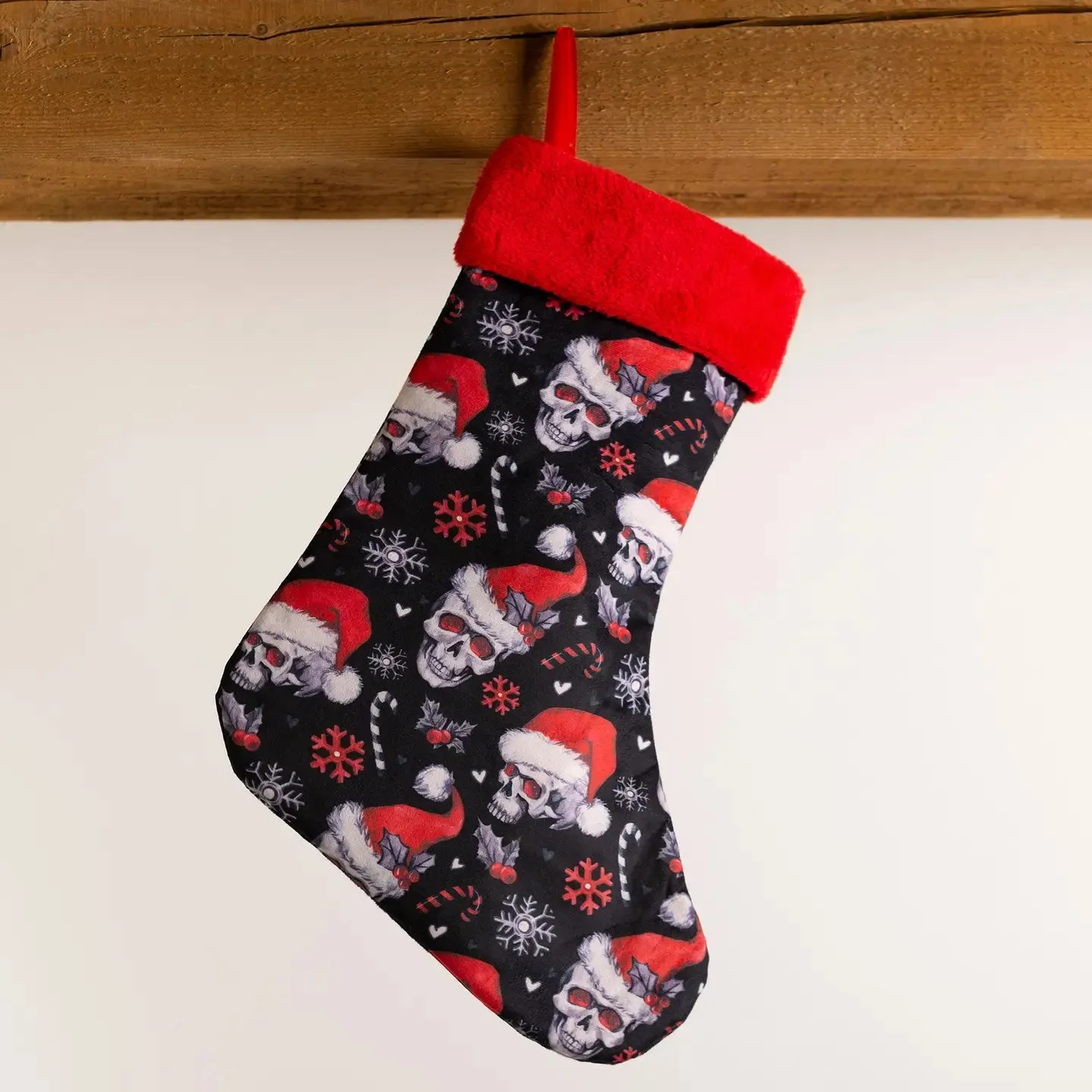 Skullistic Santa Skulls Christmas Stocking