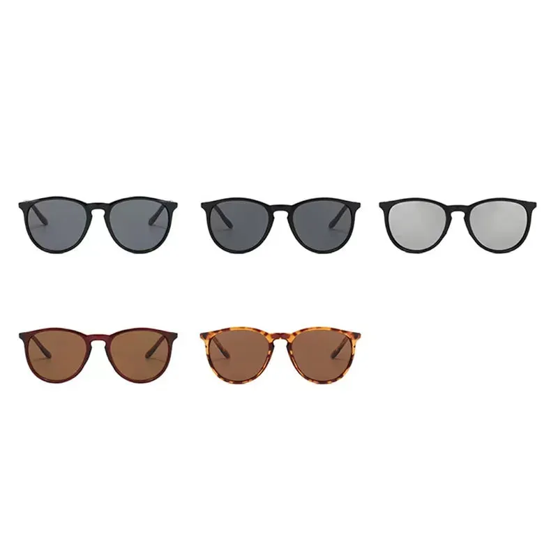Small Frame Circular Shape Outwear Sunglasses
