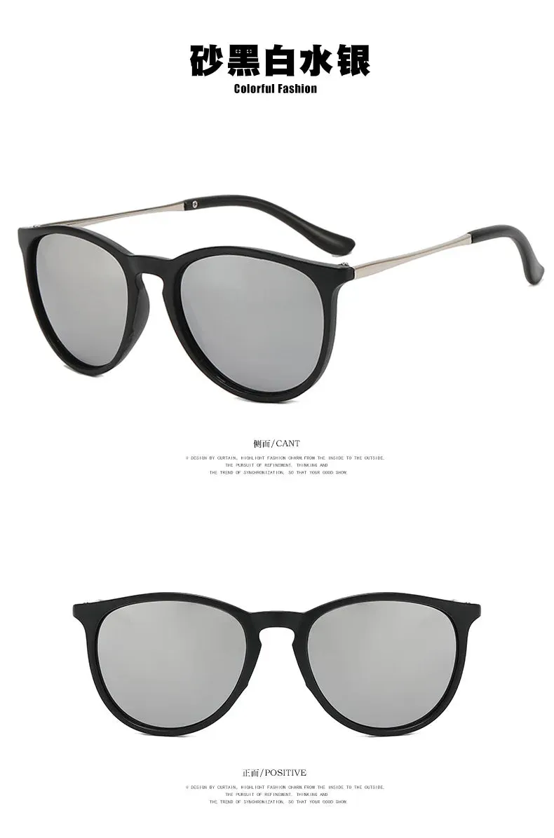 Small Frame Circular Shape Outwear Sunglasses