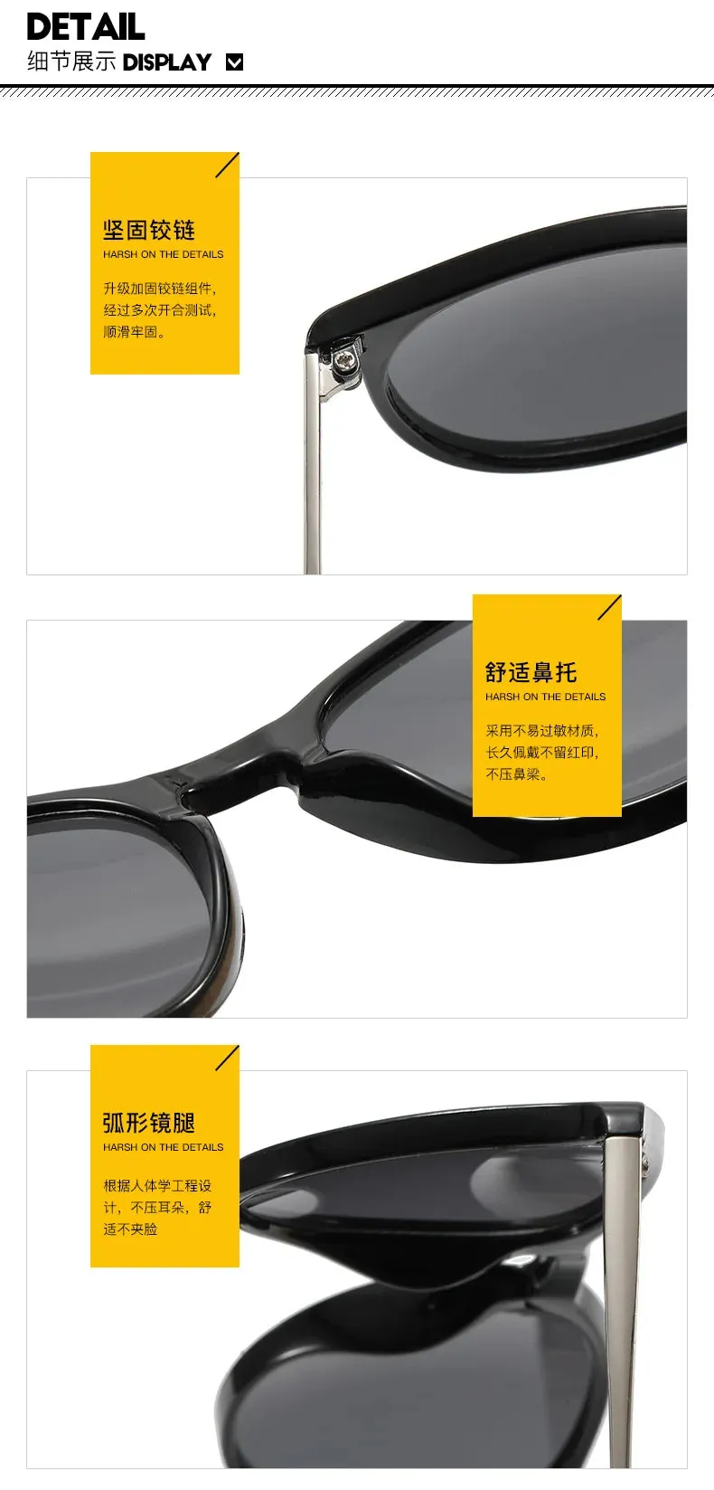 Small Frame Circular Shape Outwear Sunglasses