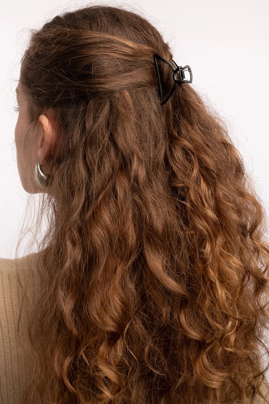 Small Mighty Moon Hair Claw Clip Set - Black