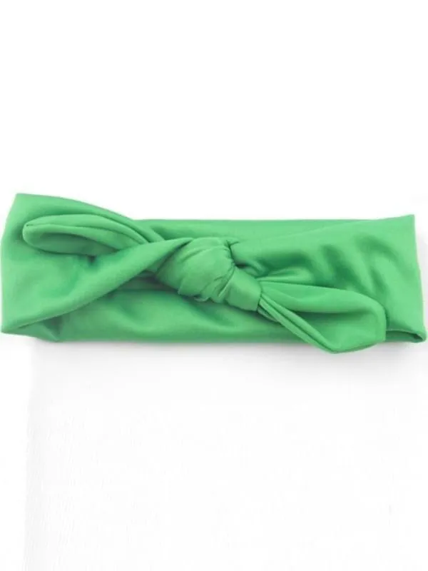 Solid Color Hair Clips Bowknot Elastic Hairband for Baby Toddler Girls