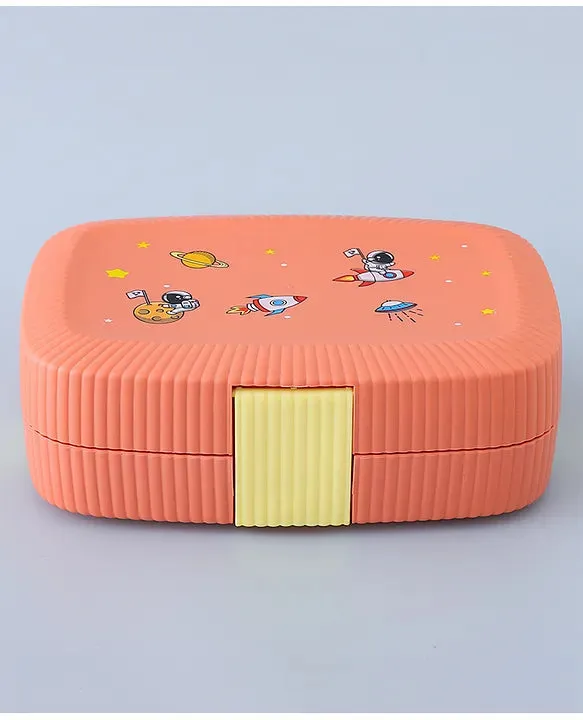 Space Theme Inside Steel Lunch Box