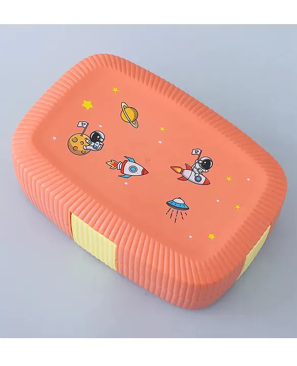 Space Theme Inside Steel Lunch Box