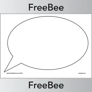 Speech Bubble Template