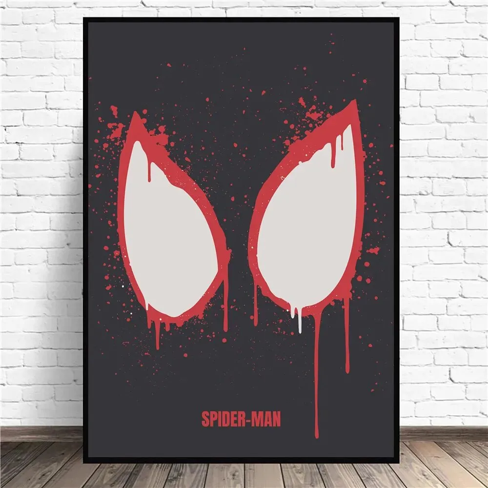 Spiderman Spiderverse Painting Wall Art Poster