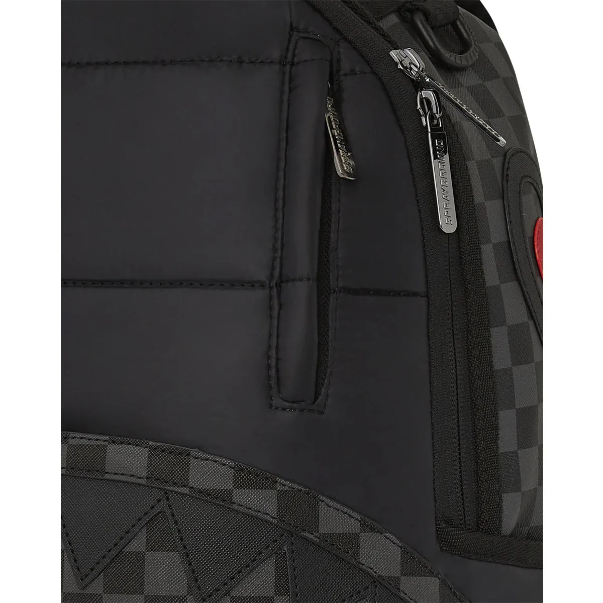 Sprayground - Zaino Black Puffer Grey Check Limited Edition - 910B6780NSZ - GREY/CHECK