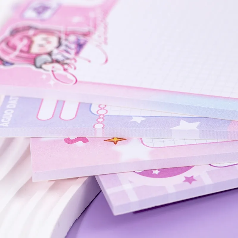 Star Stage Series Cartoon Girl Journal Notepad