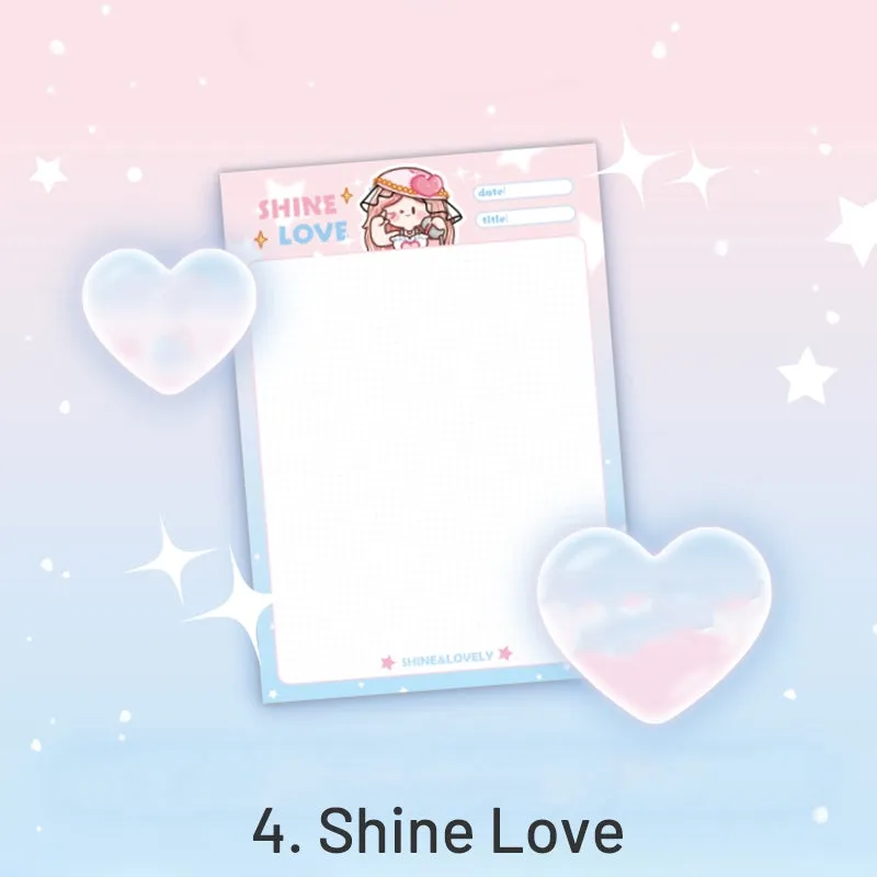 Star Stage Series Cartoon Girl Journal Notepad