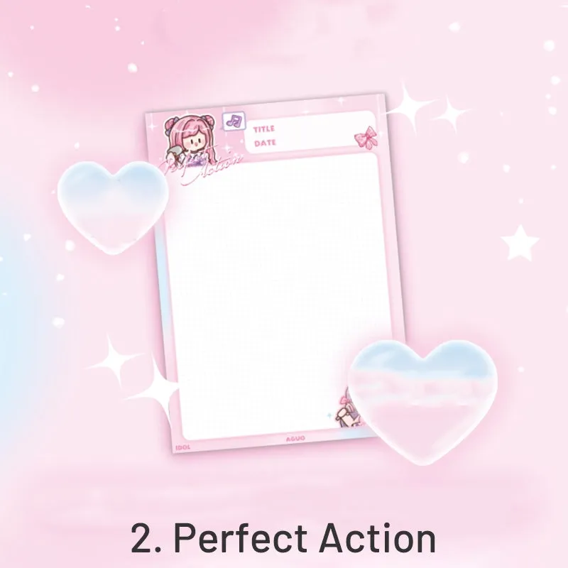 Star Stage Series Cartoon Girl Journal Notepad