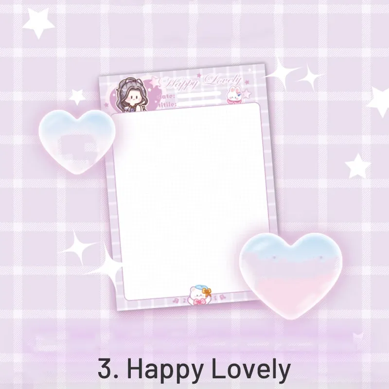 Star Stage Series Cartoon Girl Journal Notepad