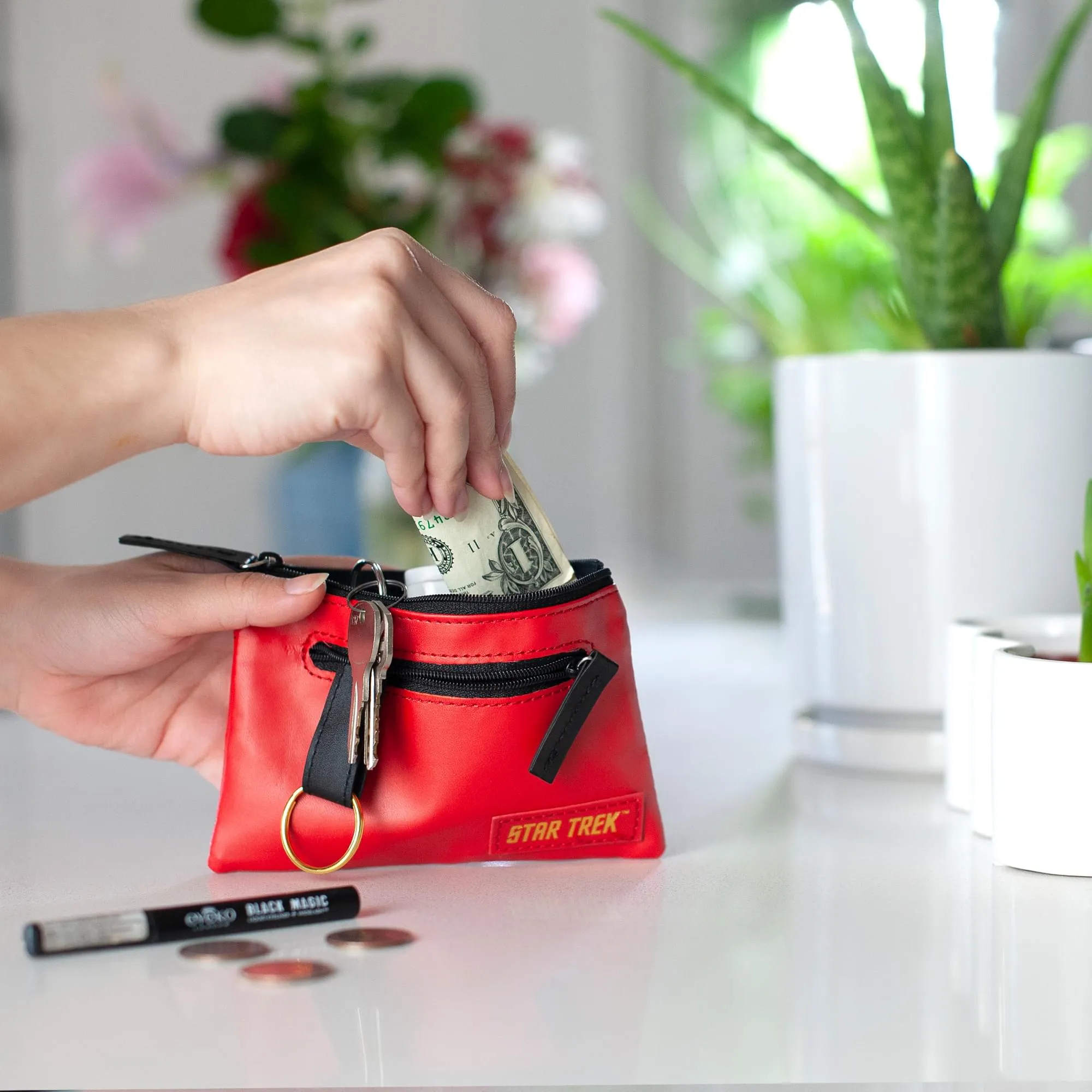 Star Trek Red Uniform Coin Purse