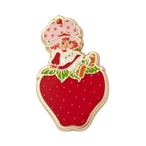 Strawberry Shortcake Collection "Sitting on a Strawberry" Enamel Pin