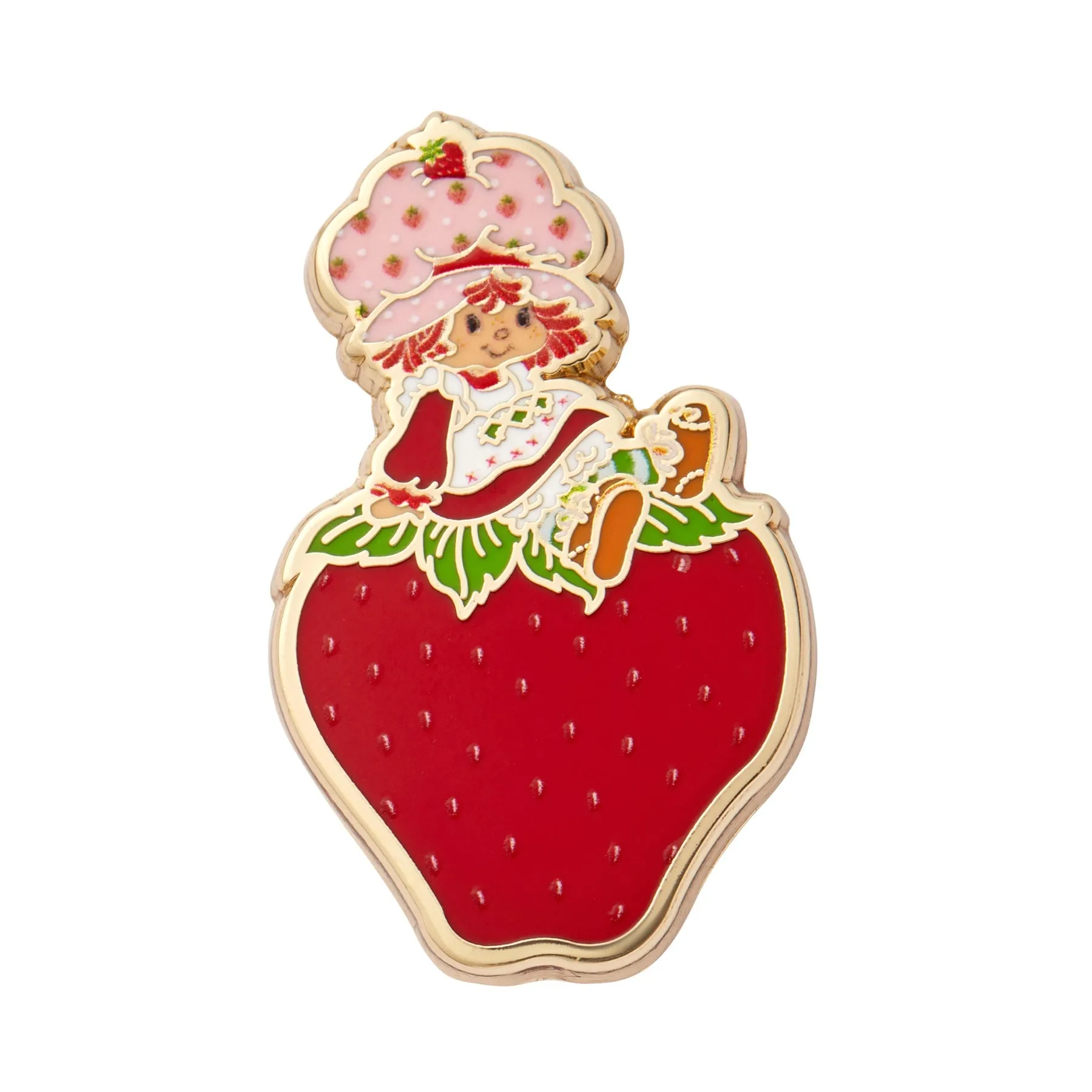 Strawberry Shortcake Collection "Sitting on a Strawberry" Enamel Pin