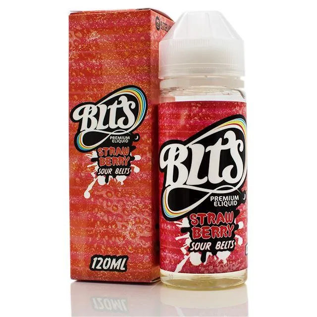 Strawberry Sour Belts by BLTS 120ml