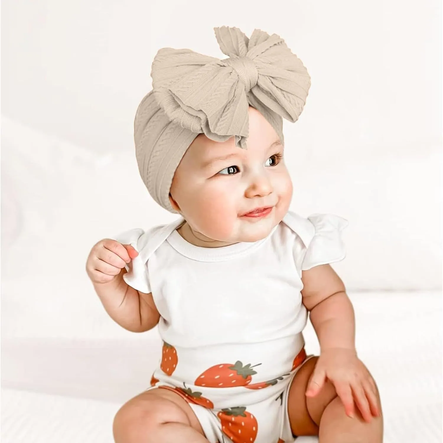 Stretchy Nylon Headband With Bows, Soft Handmade Headbands With Double Bows Head Wrap Nylon Hair Accessories, (AD)