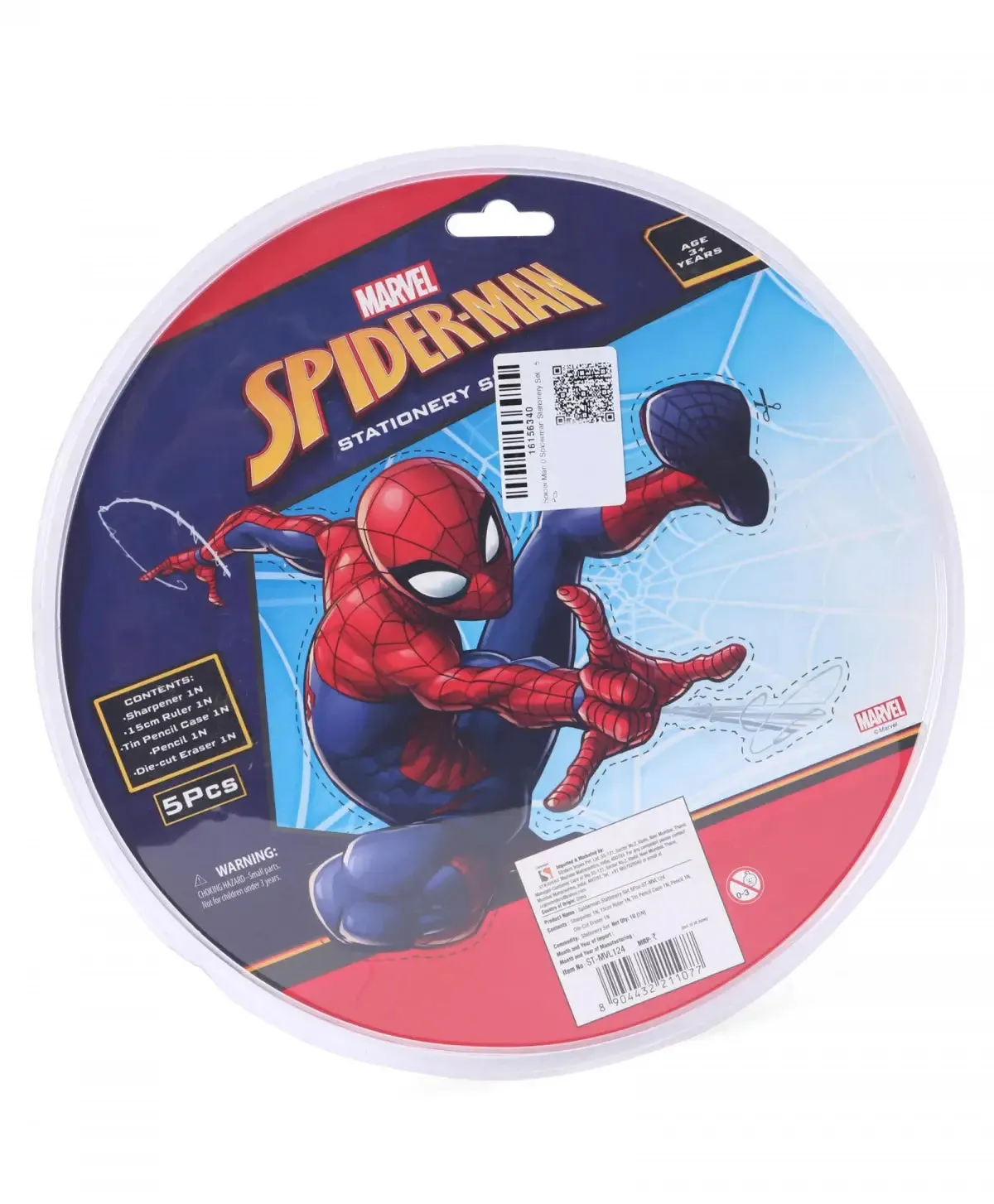 Striders -Spiderman Stationery Set 5Pcs-ST-MVL124