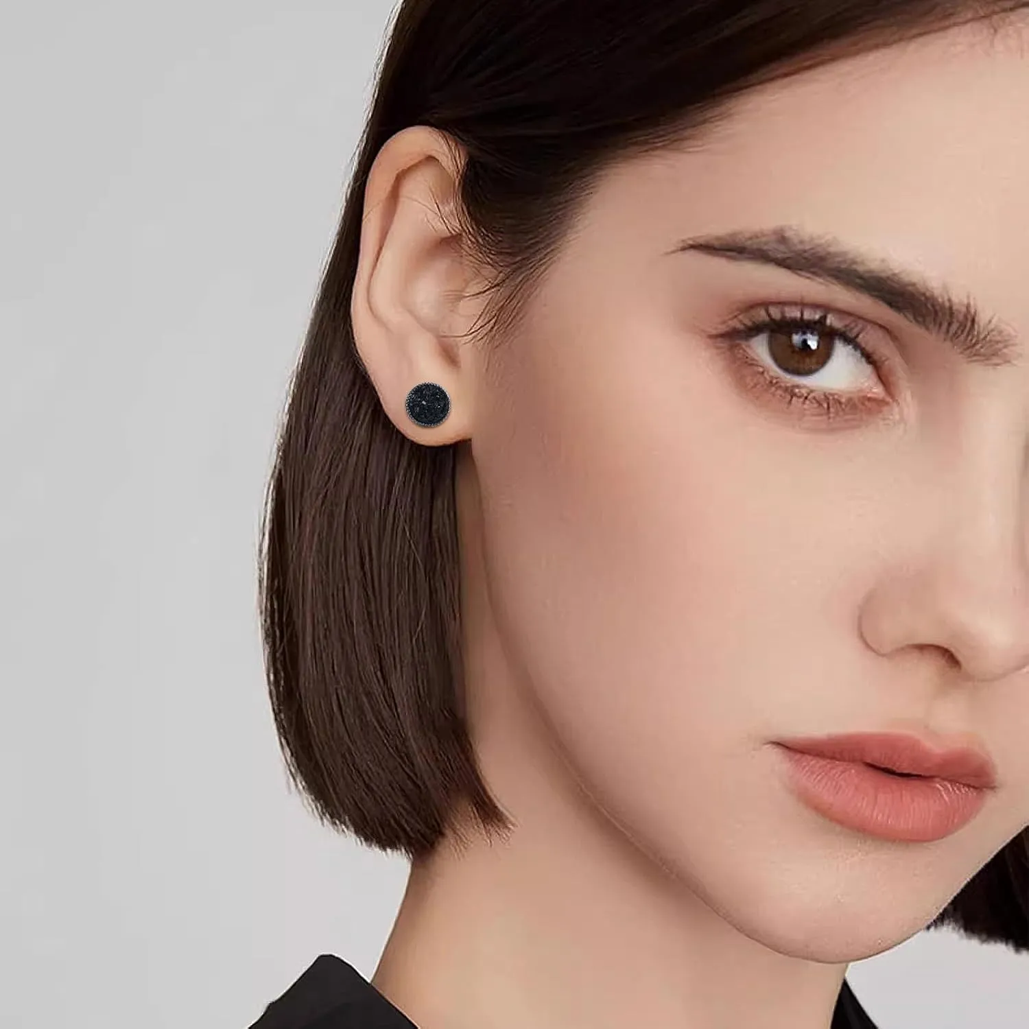 Stud Earrings 925 Sterling Silver Stud Earrings for Mens Womens Pierced Mens Earrings Jewelry Gift for Father's Day Gifts