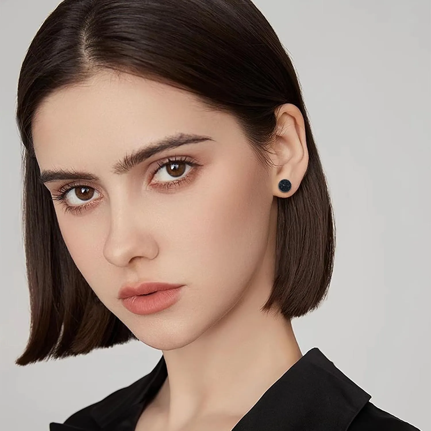 Stud Earrings 925 Sterling Silver Stud Earrings for Mens Womens Pierced Mens Earrings Jewelry Gift for Father's Day Gifts