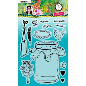 Studio Light Art By Marlene Back To Nature Clear Stamps - Little Jar*