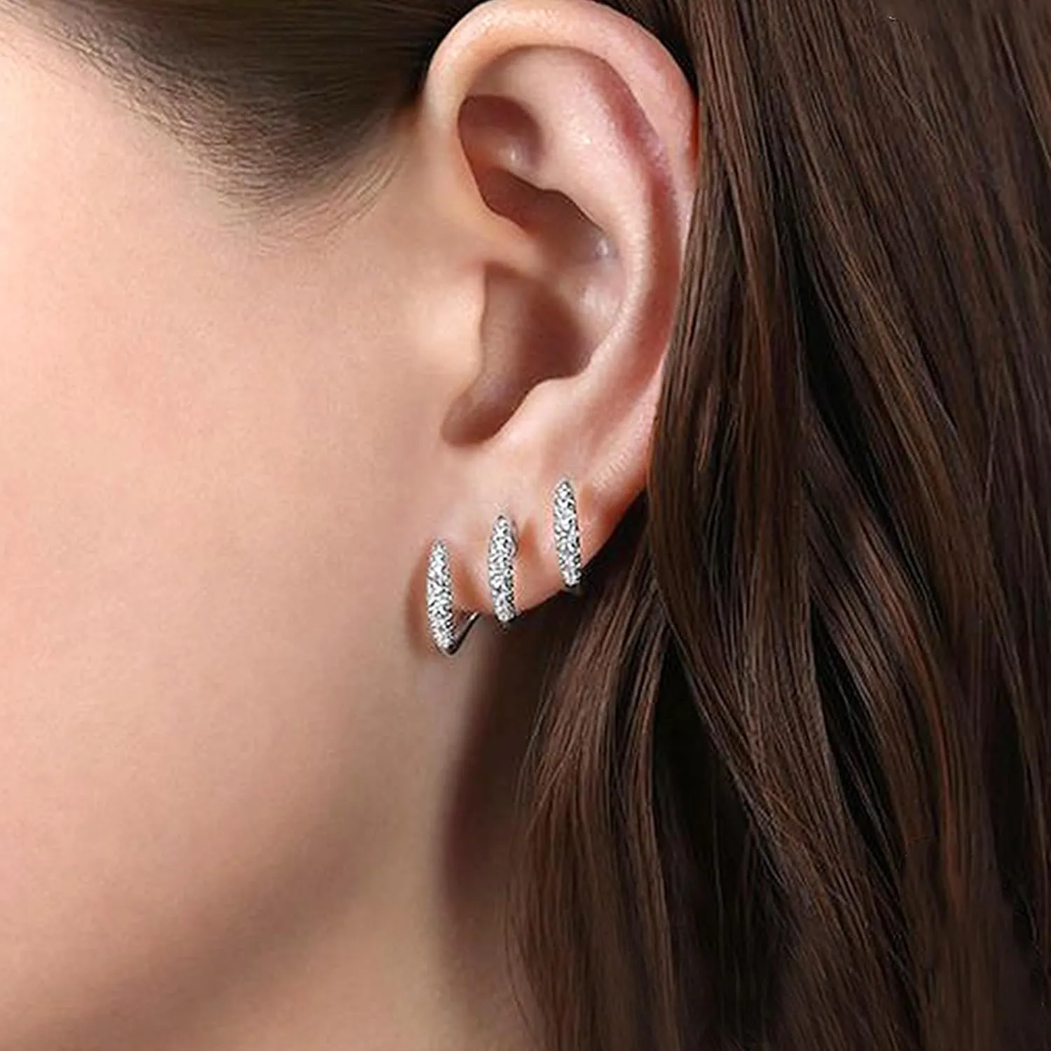 Stylish Cuff Earrings for Women Cat Claw Illusion Stud Silver Earrings Minimalist Jewelry Gifts