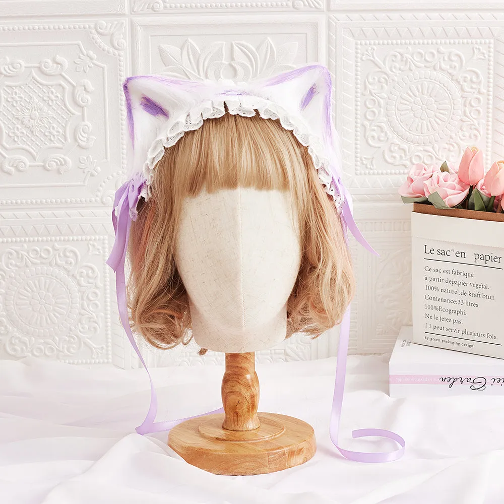 Sugar Time~Kawaii Lolita Cat Ears Design Headband