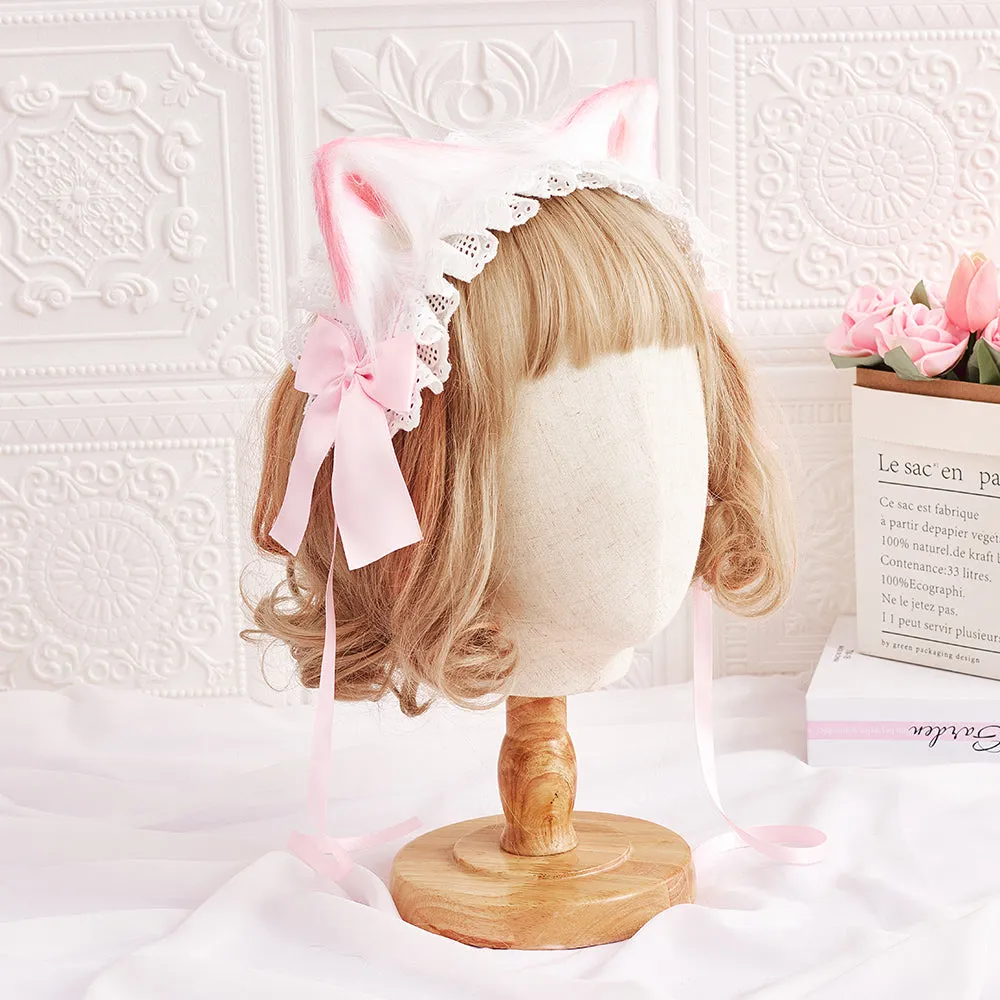Sugar Time~Kawaii Lolita Cat Ears Design Headband
