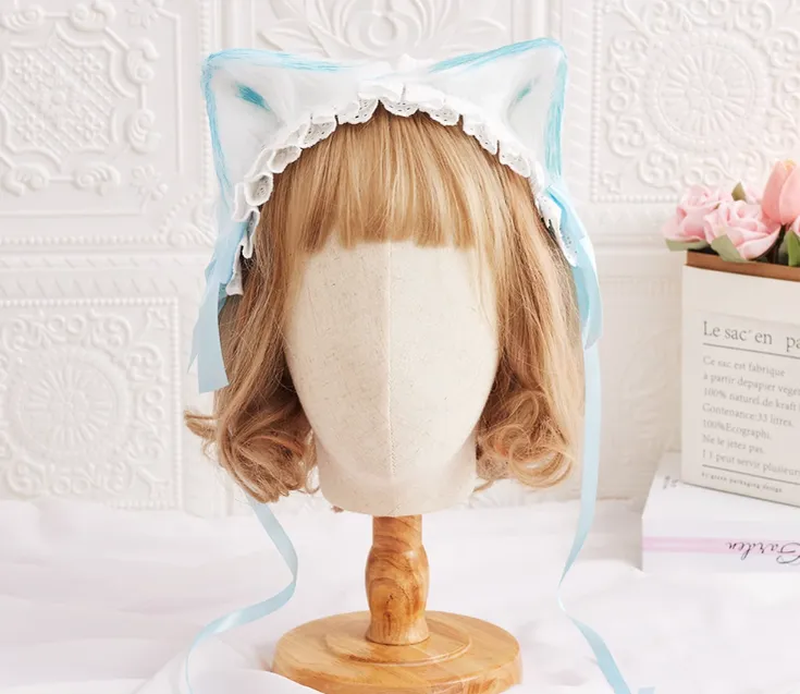 Sugar Time~Kawaii Lolita Cat Ears Design Headband