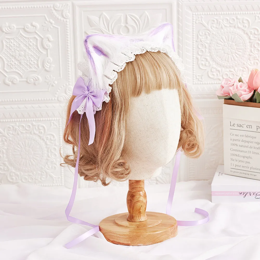 Sugar Time~Kawaii Lolita Cat Ears Design Headband