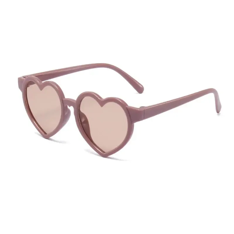 Summer Girl Boys Cute Kids Rimless Sunglasses 2023 Cartoon Bear Gradual Children Baby Outdoor Sun Glasses Lunette Soleil Enfant