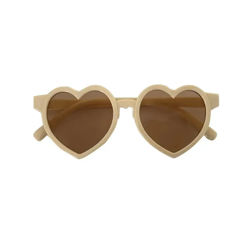 Summer Girl Boys Cute Kids Rimless Sunglasses 2023 Cartoon Bear Gradual Children Baby Outdoor Sun Glasses Lunette Soleil Enfant