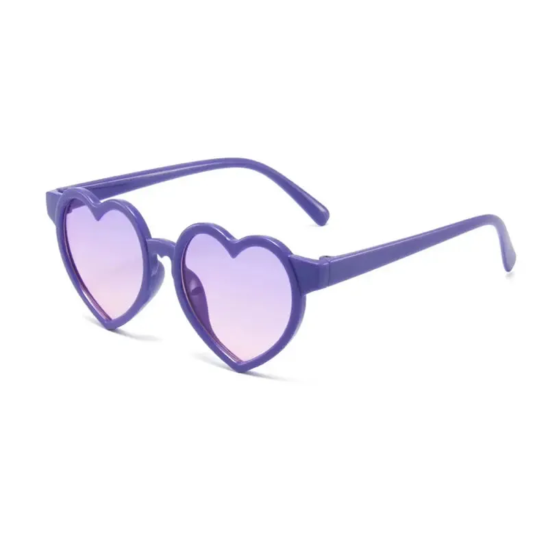 Summer Girl Boys Cute Kids Rimless Sunglasses 2023 Cartoon Bear Gradual Children Baby Outdoor Sun Glasses Lunette Soleil Enfant