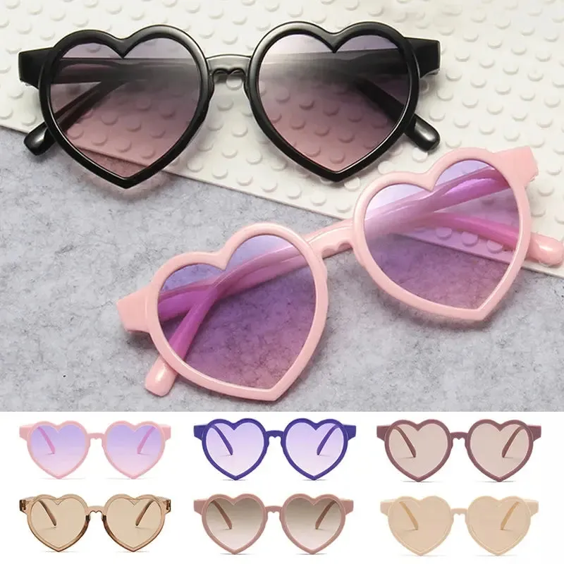 Summer Girl Boys Cute Kids Rimless Sunglasses 2023 Cartoon Bear Gradual Children Baby Outdoor Sun Glasses Lunette Soleil Enfant