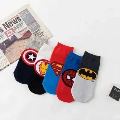 Super Hero Family Socks (Set of 5)