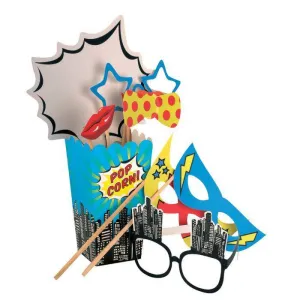 Super Hero Party Photo Props  S0034