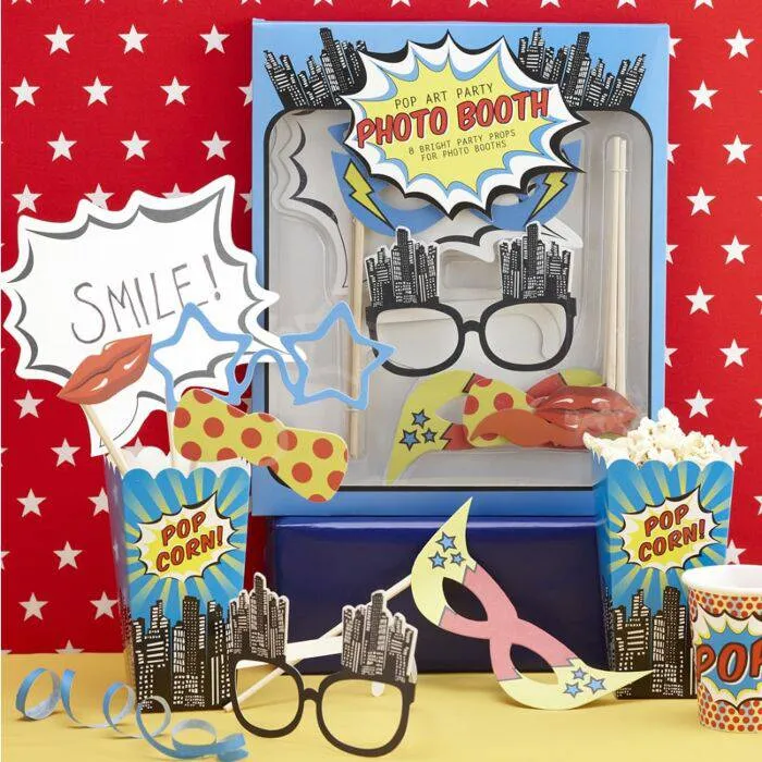 Super Hero Party Photo Props  S0034
