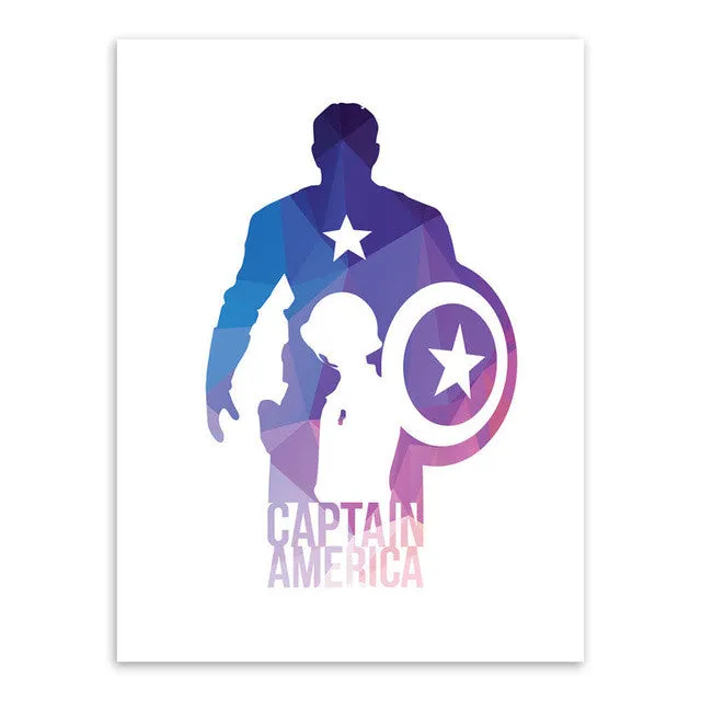 Superhero Canvas Art