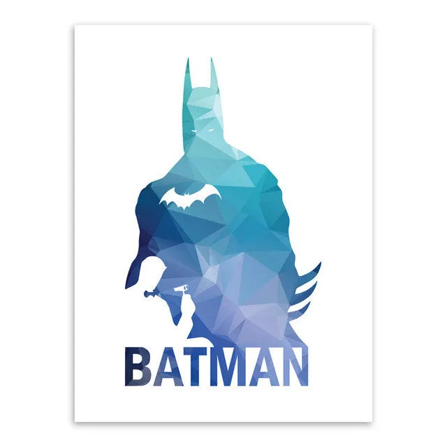 Superhero Canvas Art