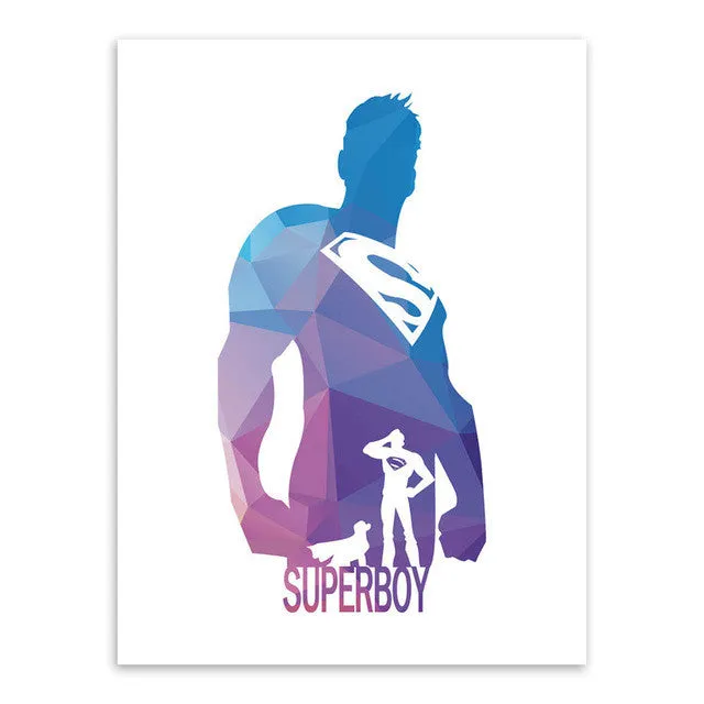 Superhero Canvas Art